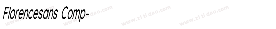 Florencesans Comp字体转换